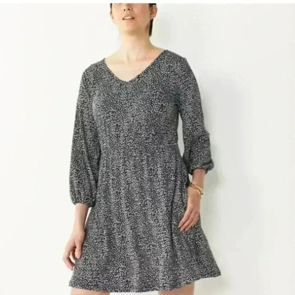 Nine West cheetah print dress, size L - Picture 2 of 11